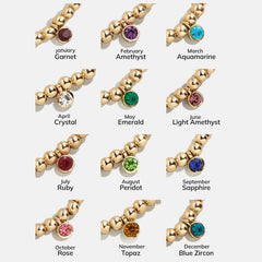 Birthstone Pisa Bracelet - Rose