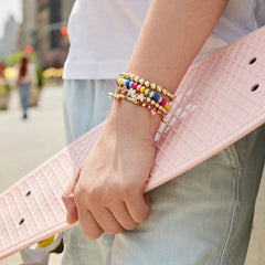 Beads Please Kids' Bracelet Set - Kids' Hearts