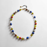 Jocelyn Beaded Necklace - Multi/Dalmatian Bead