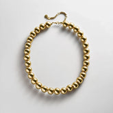 Mini Jane Beaded Necklace - Gold Bead