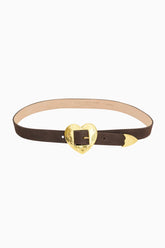 Streets Ahead Gold Heart Belt