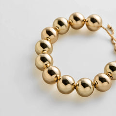 Jane Beaded Bracelet - Gold Bead