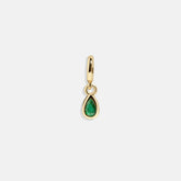 Birthstone Cluster Charm - Emerald