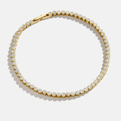 Amalie Tennis Bracelet - Round Bezel