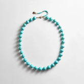 Jocelyn Beaded Necklace - Turquoise Bead