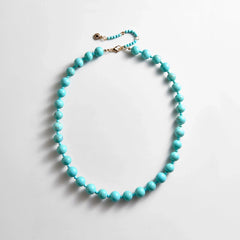 Jocelyn Beaded Necklace - Turquoise Bead