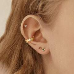 18K Gold Star Ear Cuff - Star
