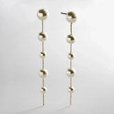 Blair Pearl Earrings - Gold/Pearl