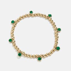 Birthstone Pisa Bracelet - Emerald