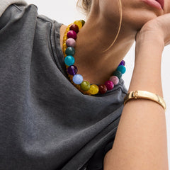 Jane Beaded Necklace - Multi Bead