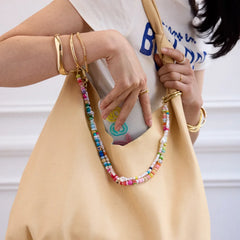 Beaded Custom Bag Charm - Multi Beaded Bag Charm