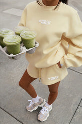 BASE Fleece Round Neck Sweatshirt Butter