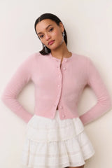Adeanne Fitted Cashmere Cardigan