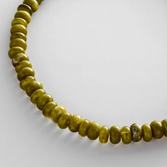 Joyce Semi-Precious Beaded Necklace - Olive