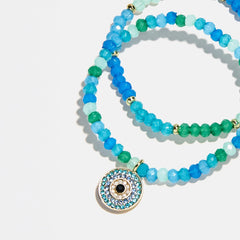 Bead Party Kids Bracelet Set - Evil Eye