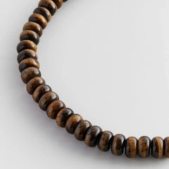 Joyce Semi-Precious Beaded Necklace - Tiger's Eye