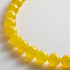 Mini Jane Beaded Necklace - Citrine