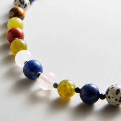 Jocelyn Beaded Necklace - Multi/Dalmatian Bead