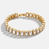 Bianca Tennis Bracelet - Emerald Bezel