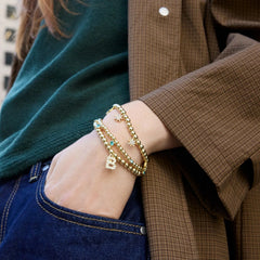 Birthstone Pisa Bracelet - Aquamarine