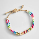 Bead Mine Kids’ Custom Name Bracelet - Multi