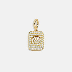 Block Pavé Initial Cluster Charm - C