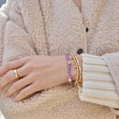 Birthstone Pisa Bracelet - Rose