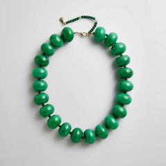 Joan Semi-Precious Necklace - Malachite