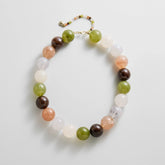Jane Beaded Necklace - Earth Tones