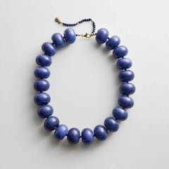 Joan Semi-Precious Necklace - Lapis