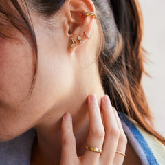 14K Gold Just For Fun Earrings - Music Note