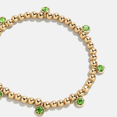 Birthstone Pisa Bracelet - Peridot