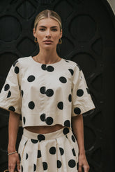 Jacklynn Polka Dot Blouse