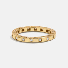 18K Gold Mabel Ring - Gold/Pavé