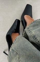 Ella Heels Black Patent