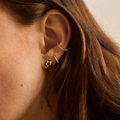 14K Gold Sports Delicate Stud - Soccer