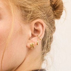 14K Gold Sports Delicate Studs - Pickleball