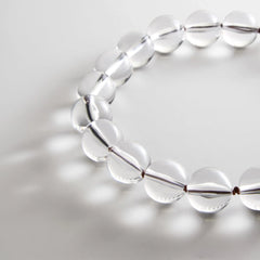 Jane Beaded Necklace - Clear/Brown