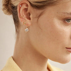 18K Gold Just For Fun Earrings - Seashell