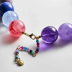 Jane Beaded Necklace - Muted Multi Bead