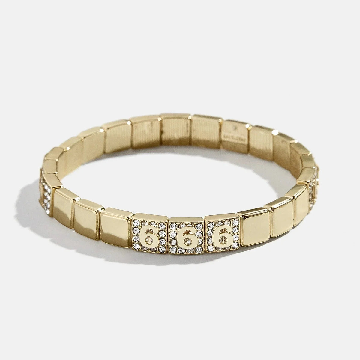 Angel Number Tile Bracelet - 666