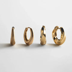 Beverly Waterproof Earring Set - Gold