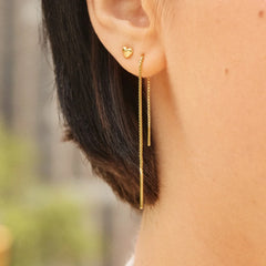 Adrianna 18K Gold Earrings - Heart