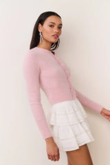Adeanne Fitted Cashmere Cardigan