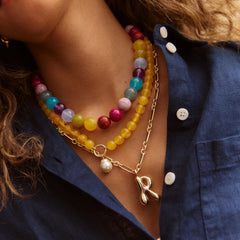 Mini Jane Beaded Necklace - Multi Bead