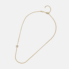 18K Gold Asymmetrical Star of David Necklace - Star of David