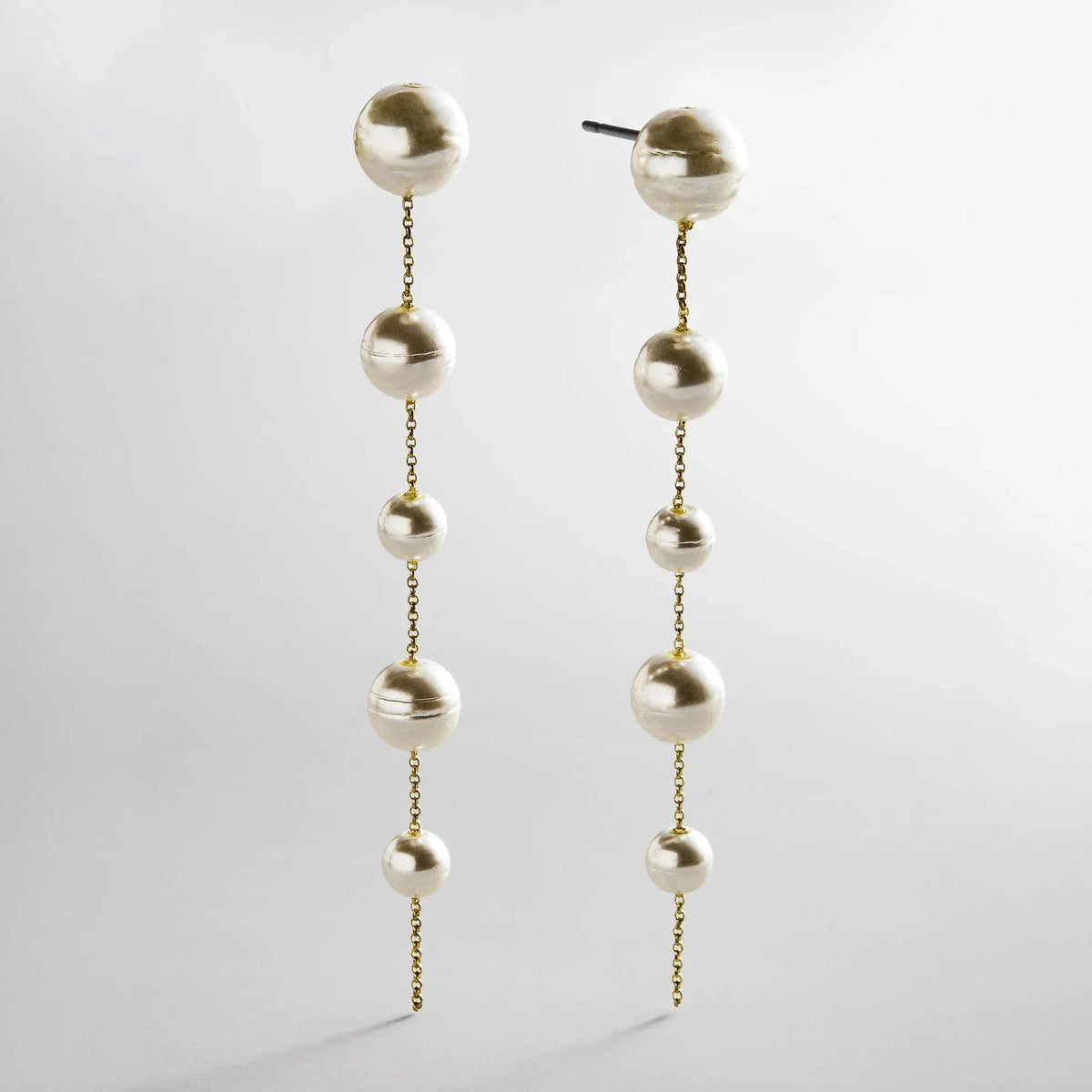 Blair Pearl Earrings - Gold/Pearl