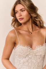 Jetta Sequin Lace Mini Dress