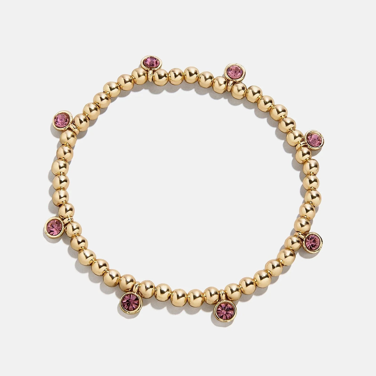 Birthstone Pisa Bracelet - Light Amethyst