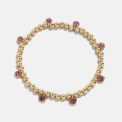 Birthstone Pisa Bracelet - Light Amethyst